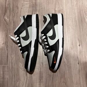 Dunk Low 'Mini Swoosh - Black Total Orange'